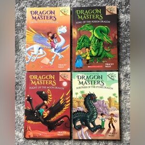 Dragon Masters Chapter Books Lot of 4 Tracey West